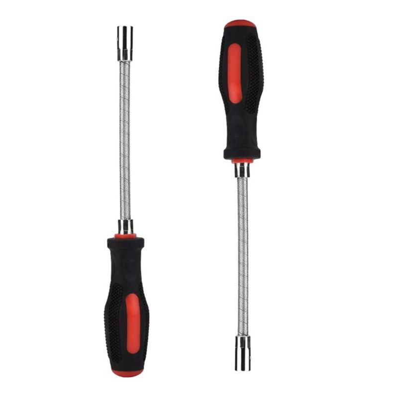 Hoop Tightener Tool - AT51-1Set 7mm 6,35mm elastische Weichstangen-Steckschlüssel, Schraubendreher,