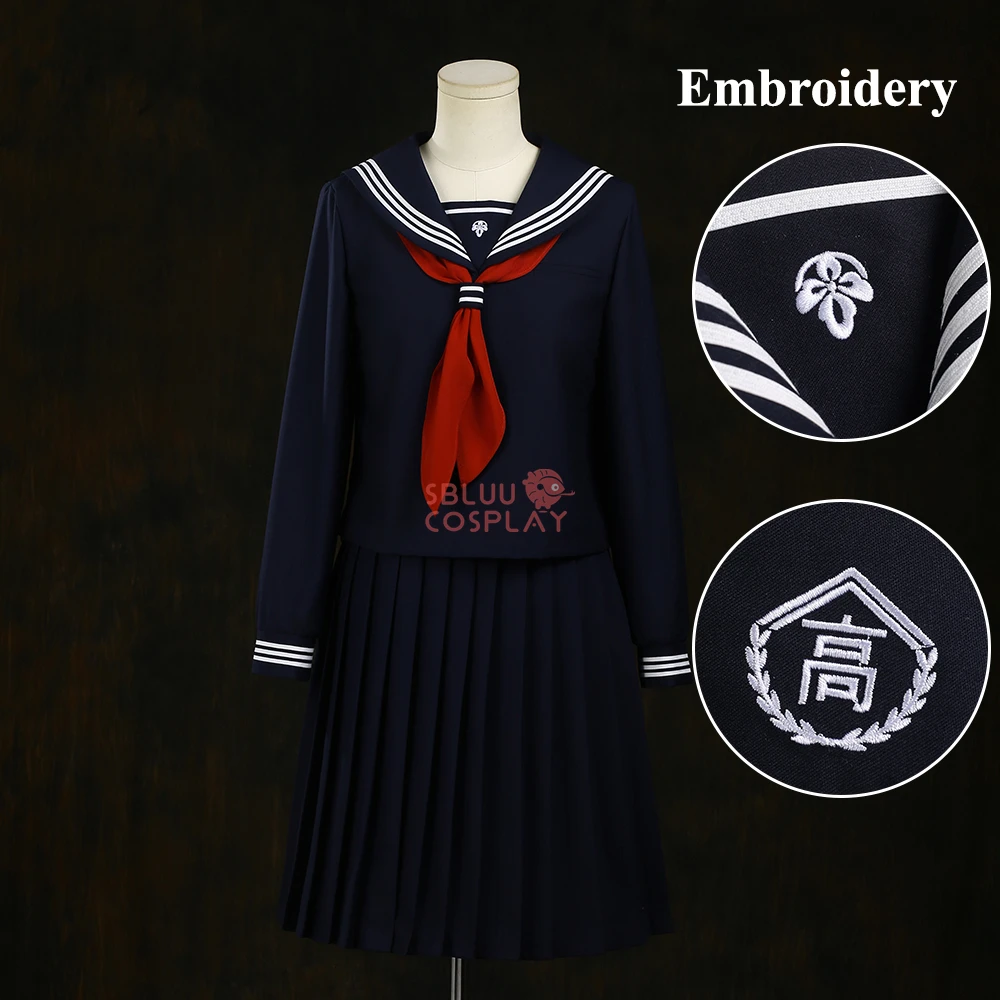 Embroidery Uniform - SBluuCosplay Shimizu Hinako Cosplay Kostüm Stickerei