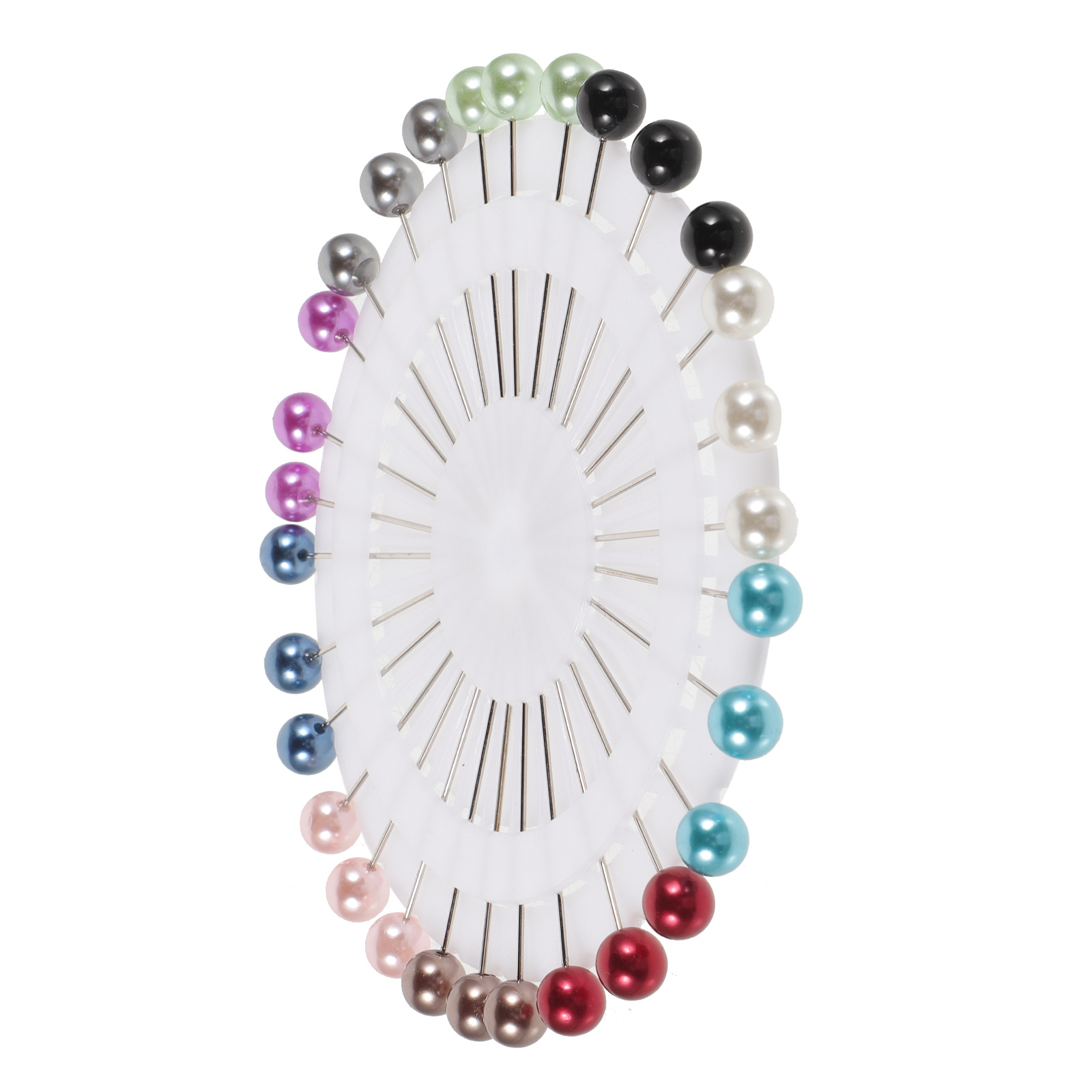 Embroidery Hijab - 30 Stück Hijab-Pins Schal-Sicherheitsnadeln Stilvolle Broschen-Clips