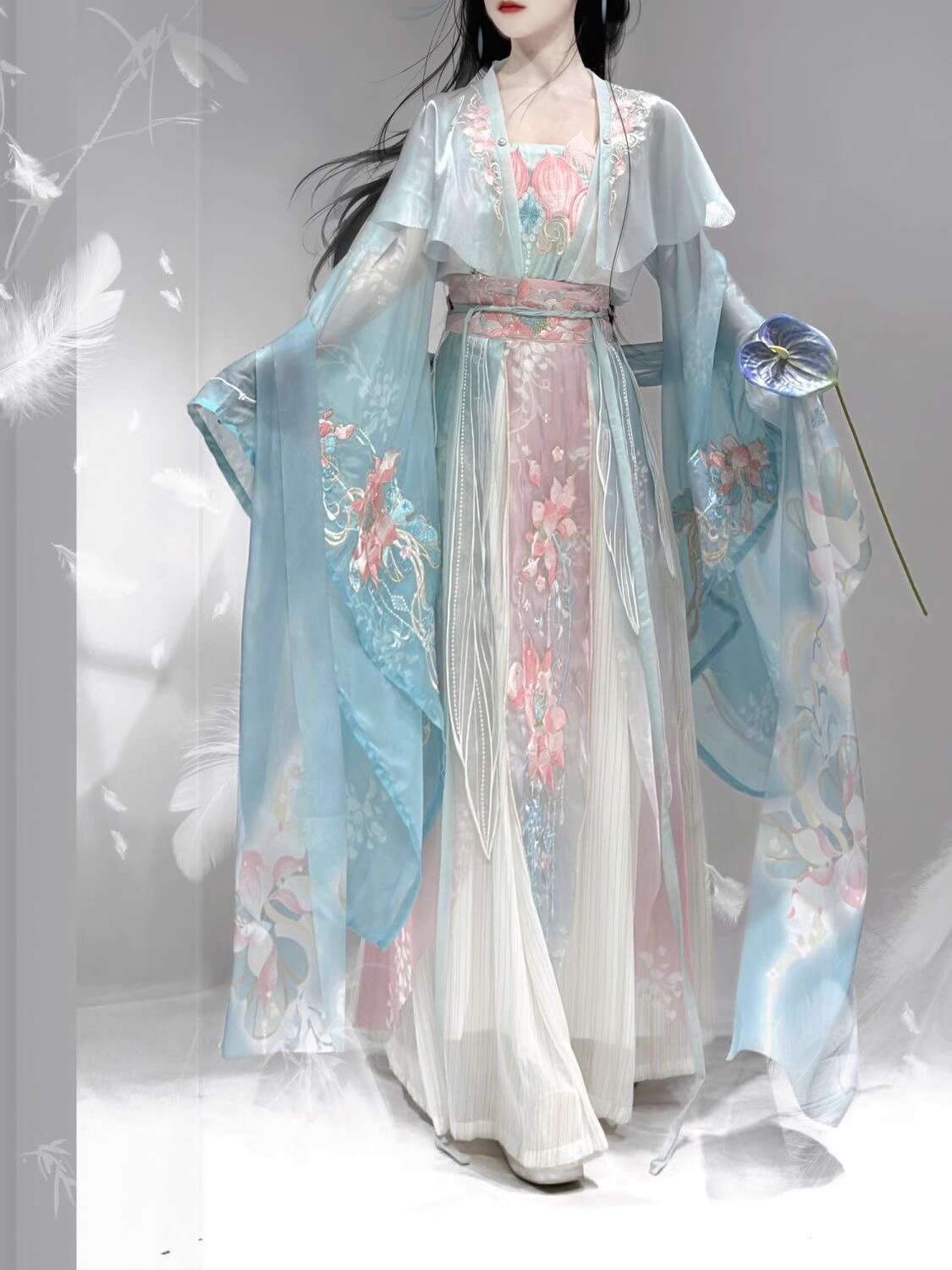 Embroidery Skirt - Neue Hanfu Wei Jinfeng Schwere Industrie