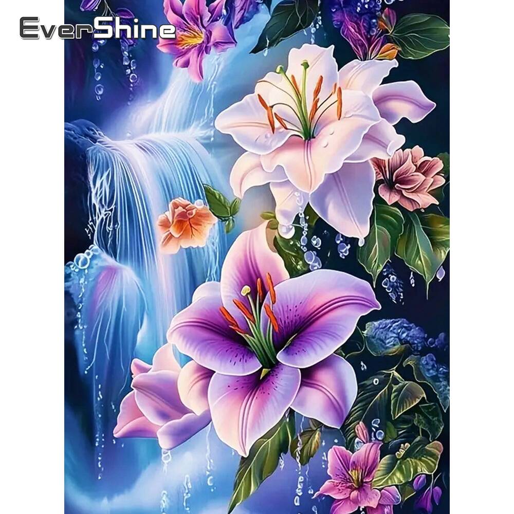 Embroidery Flower - Evershine Diamant Malerei Liebe Herz Stein