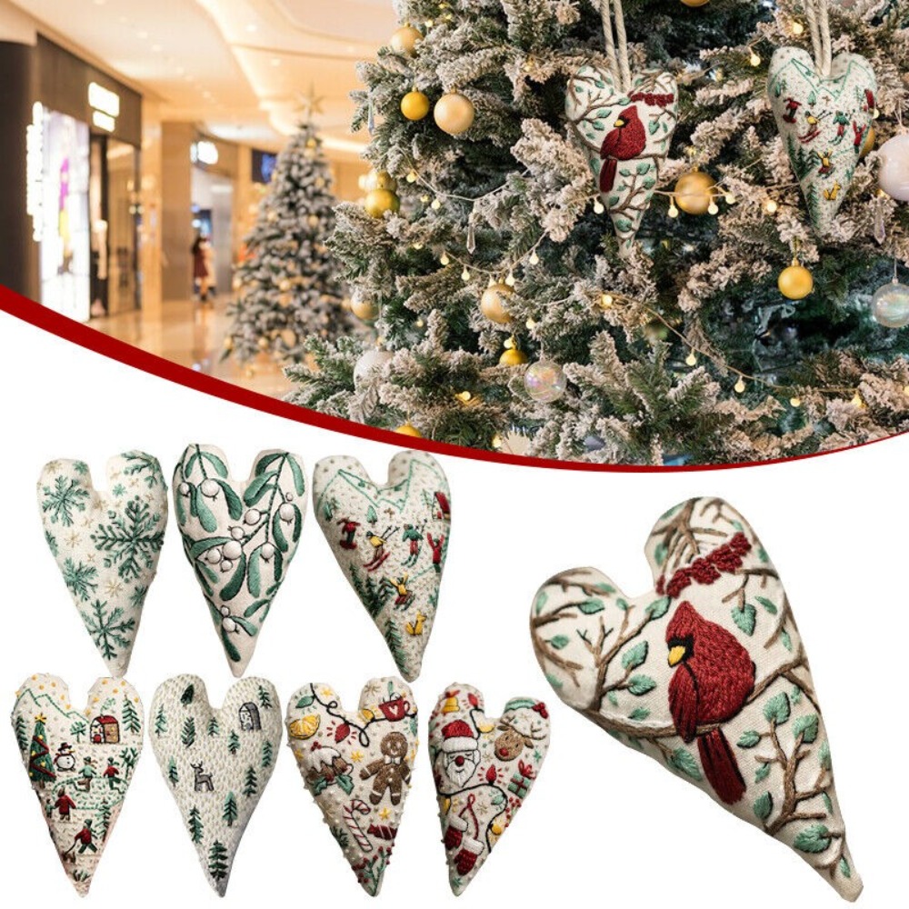 DIY Herz Stickerei Weihnachtsd – Embroidery Xmas Tree Bewertung und Preis