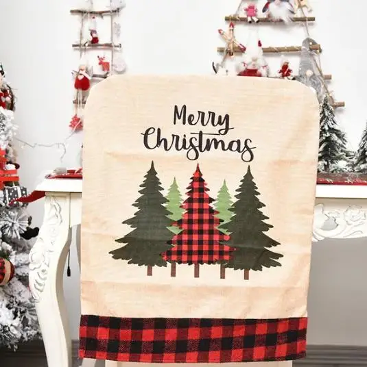 4/6/8 stücke Weihnachten Stuhl – Embroidery Xmas Tree Bewertung und Preis