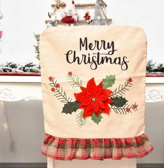 4/6/8 stücke Weihnachten Stuhl – Embroidery Xmas Tree Bewertung und Preis