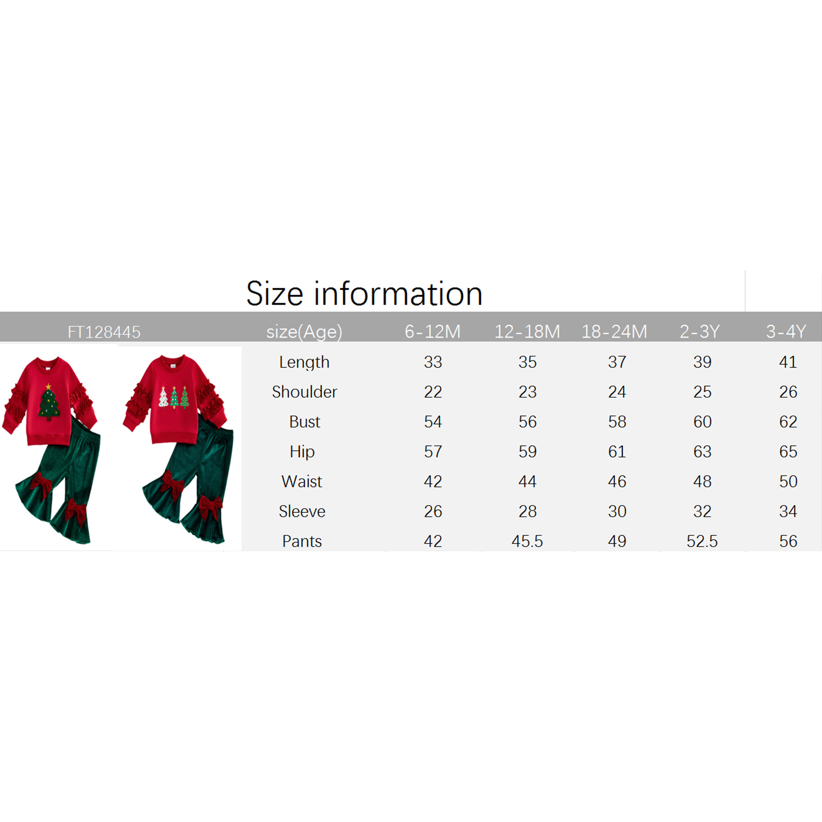 2027 Neujahrs-Outfit für Klein – Embroidery Xmas Tree Bewertung und Preis