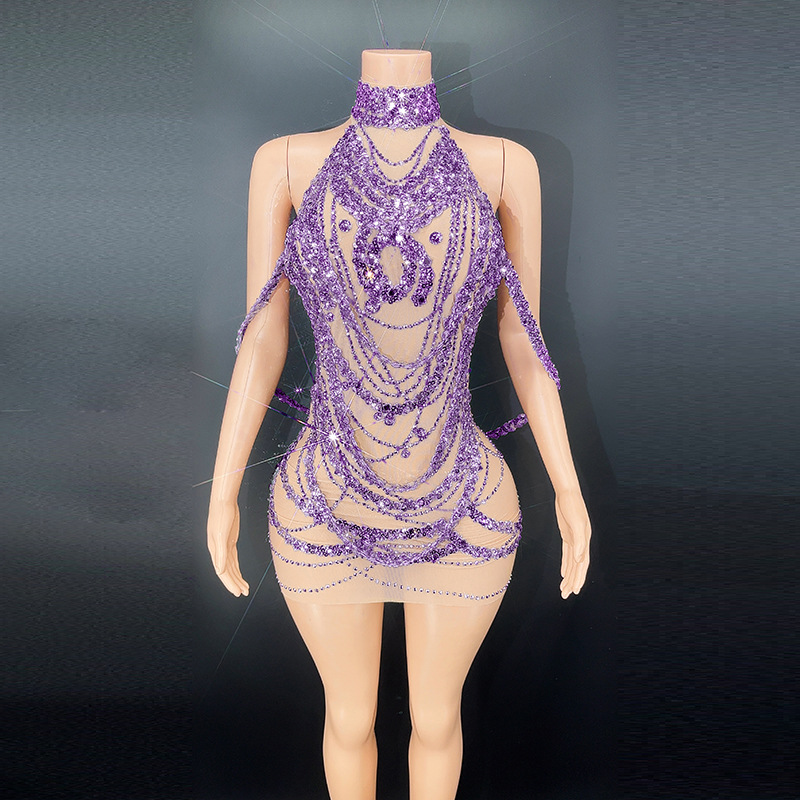 Sexy funkelnde silberne Ballkl – Embroidery Skirt Bewertung und Preis