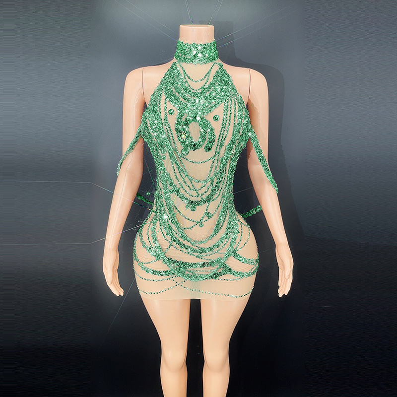 Sexy funkelnde silberne Ballkl – Embroidery Skirt Bewertung und Preis