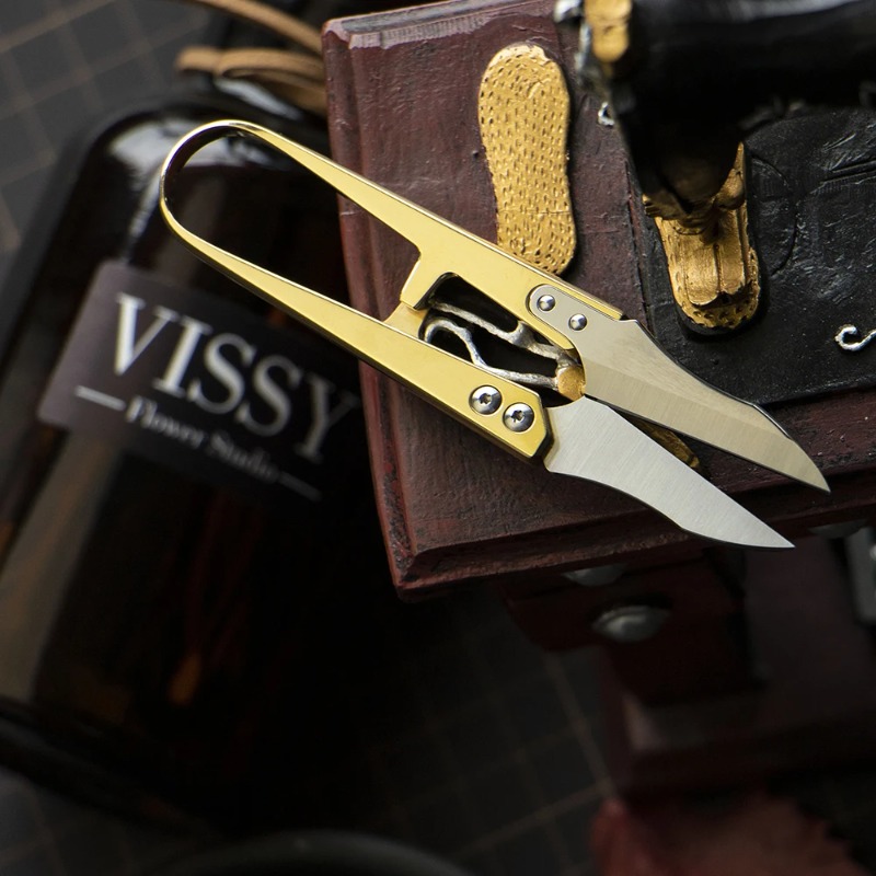 Messing-Kleinschere für Leder, – Embroidery Scissors Small Bewertung und Preis