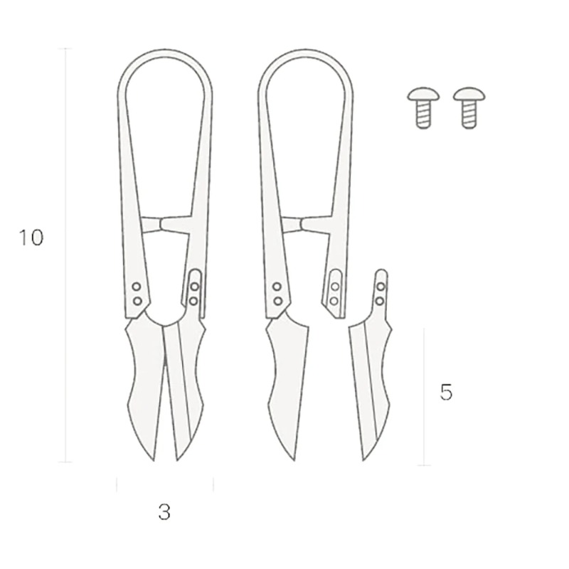 Messing-Kleinschere für Leder, – Embroidery Scissors Small Bewertung und Preis