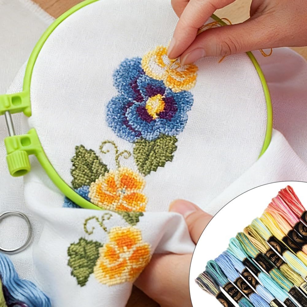 12 Stränge 105 Yards 6-fädiger – Embroidery Stitch Bewertung und Preis