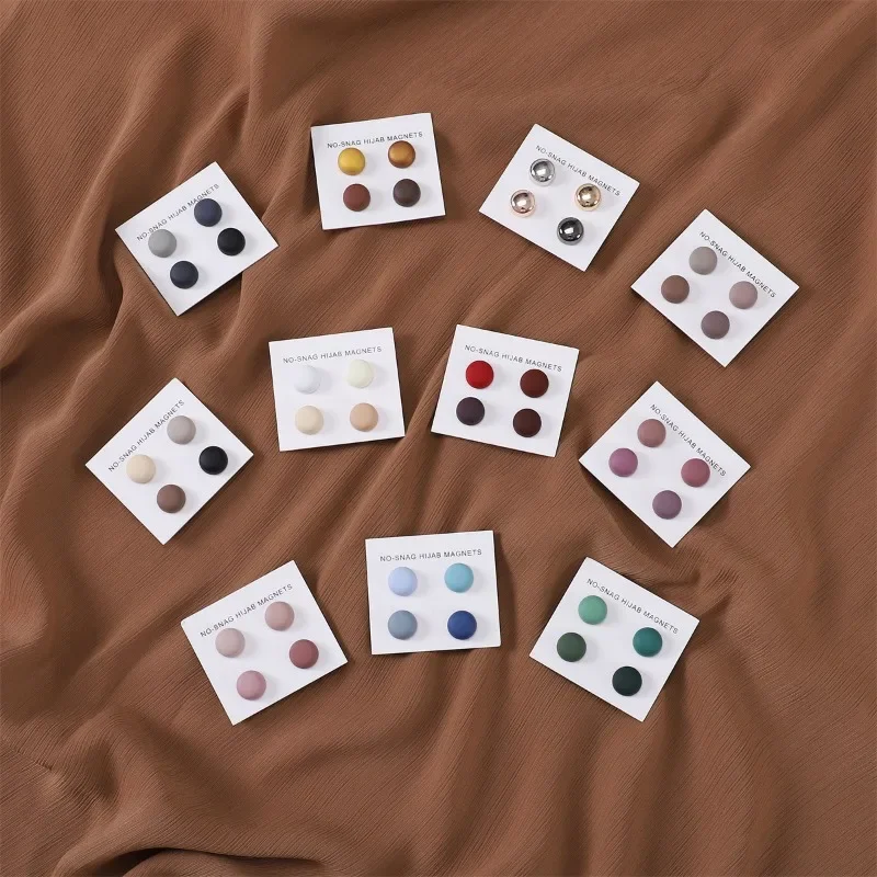 4 Teile/karte Matte Magnet Hij – Embroidery Hijab Bewertung und Preis