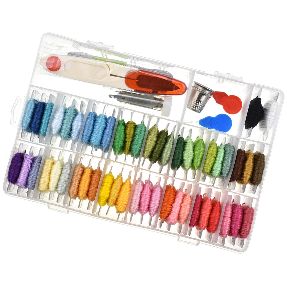 50-teiliges Sortiment Stickere – Embroidery Stitch Bewertung und Preis
