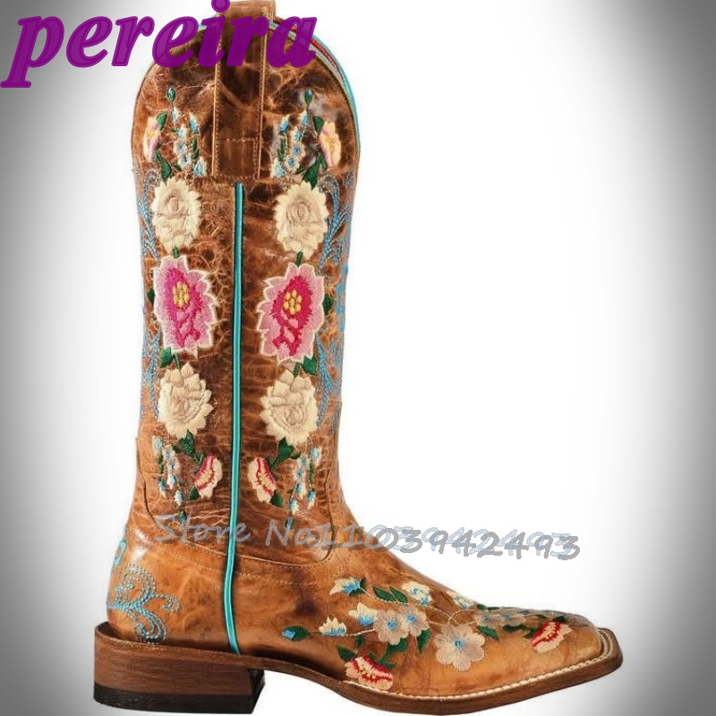 Gestickte Blumenstiefel Rose G – Embroidery Flower Bewertung und Preis