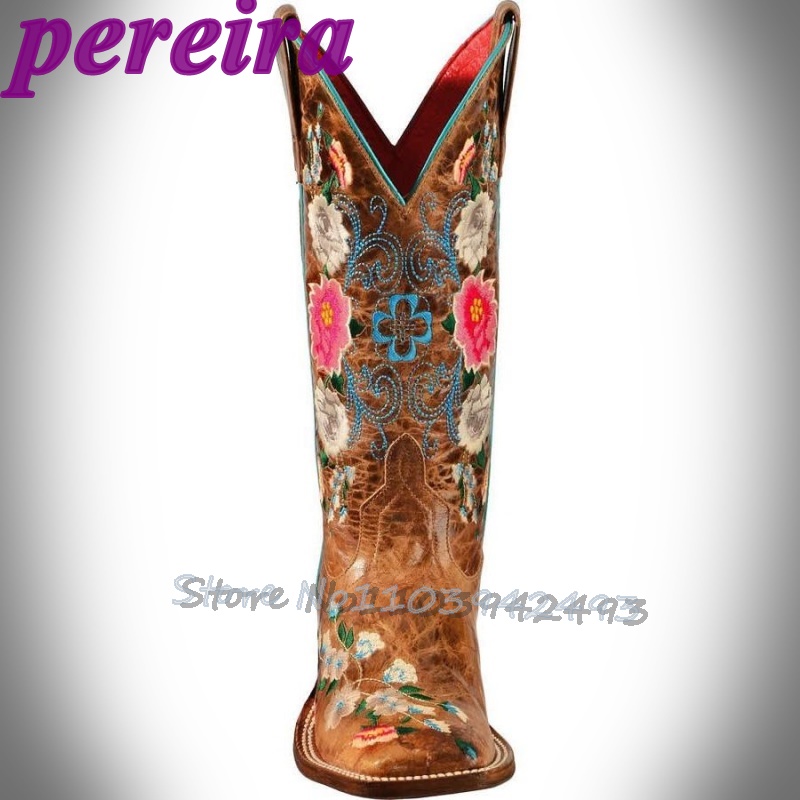 Gestickte Blumenstiefel Rose G – Embroidery Flower Bewertung und Preis