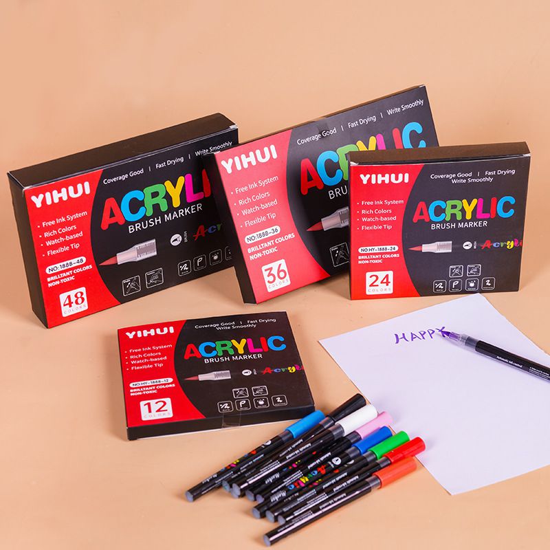 12-60 Farben Acryl-Marker-Stif – Embroidery Egg Bewertung und Preis