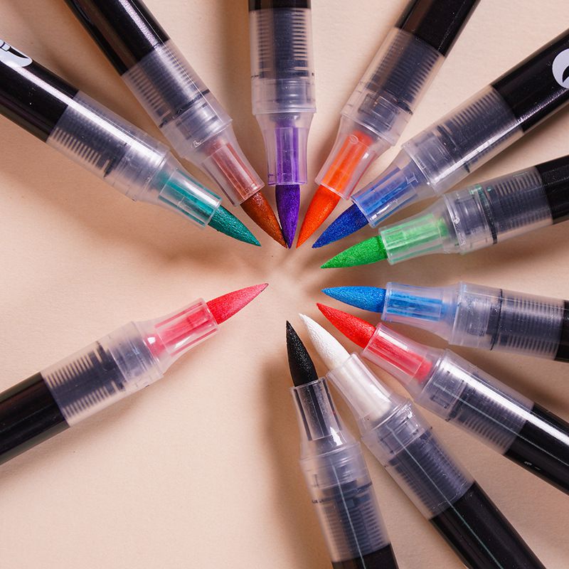 12-60 Farben Acryl-Marker-Stif – Embroidery Egg Bewertung und Preis
