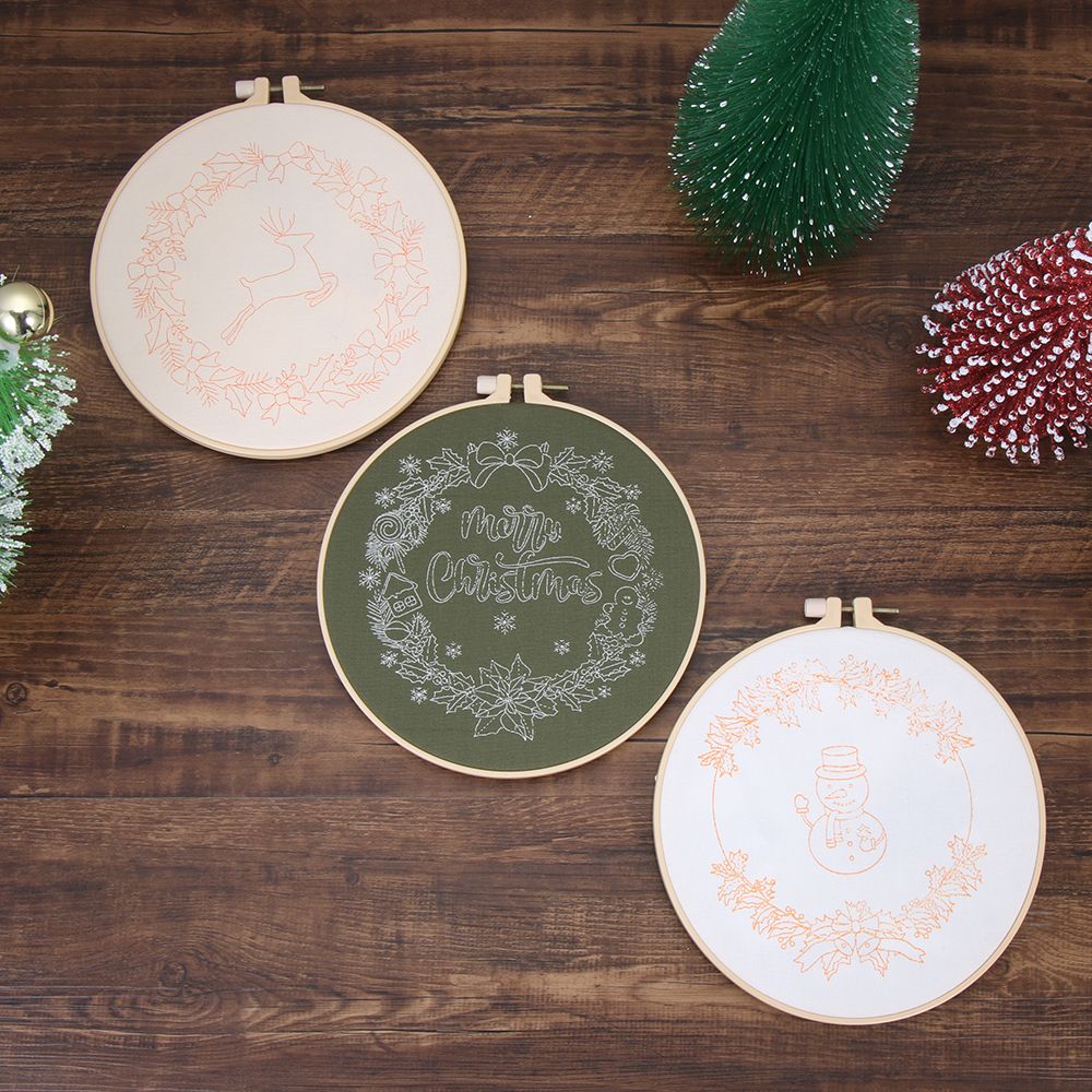 Kunst Nähen Zubehör Nadel Fade – Embroidery Xmas Ornaments Bewertung und Preis