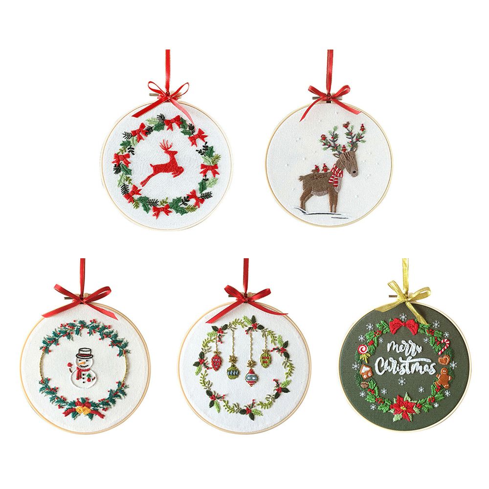 Kunst Nähen Zubehör Nadel Fade – Embroidery Xmas Ornaments Bewertung und Preis