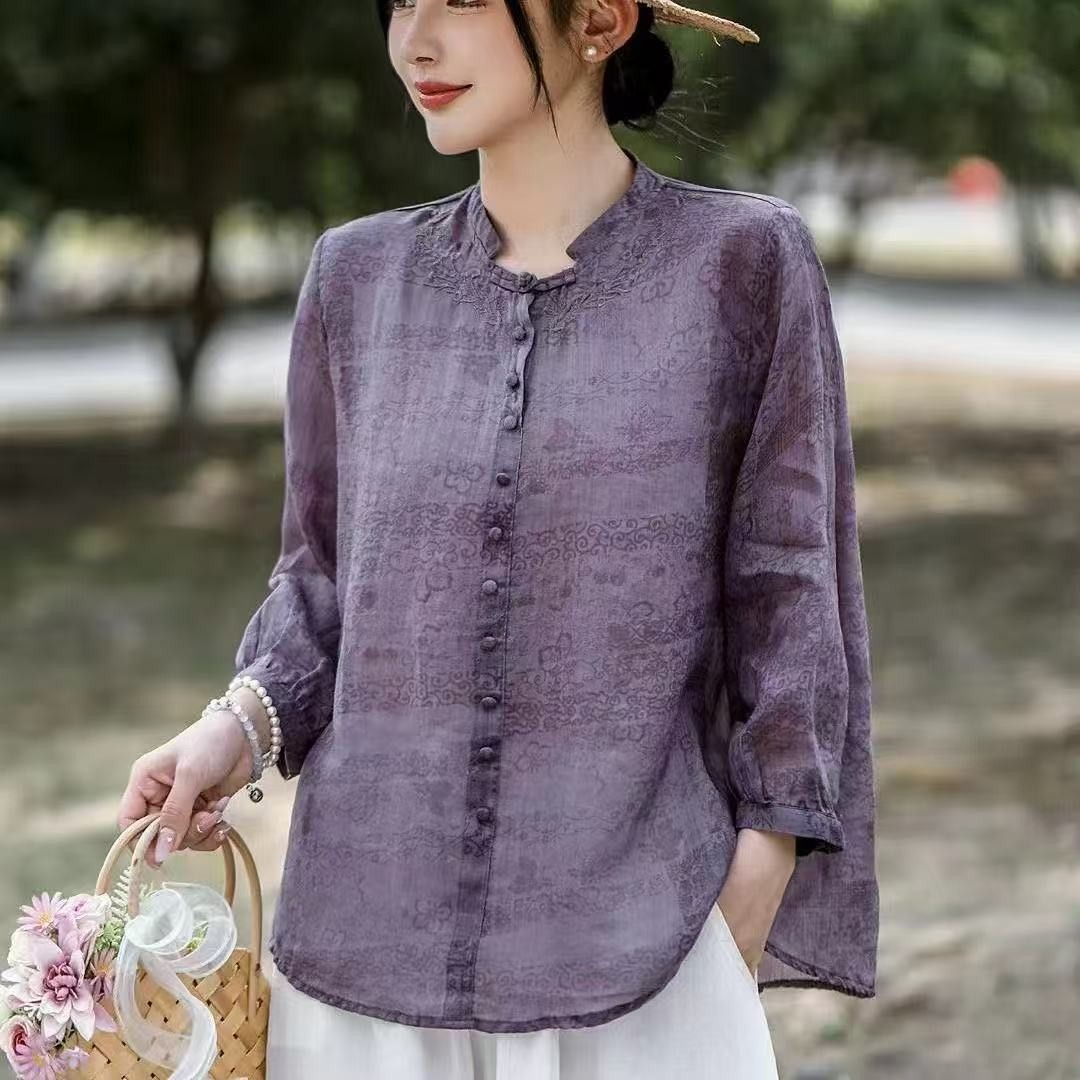 Elegante Harajuku Slim Fit Wei – Embroidery On Shirt Bewertung und Preis