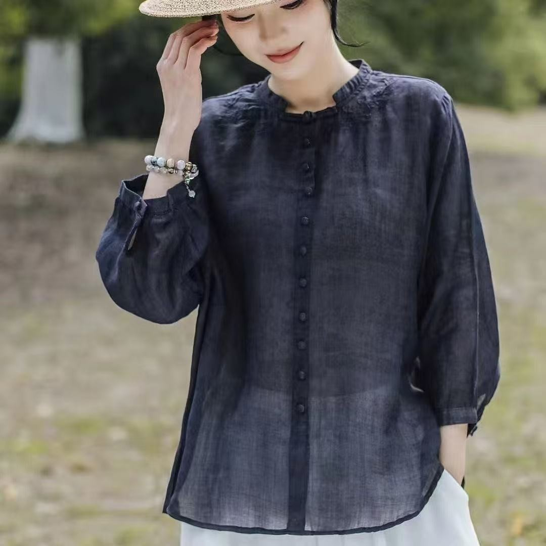 Elegante Harajuku Slim Fit Wei – Embroidery On Shirt Bewertung und Preis