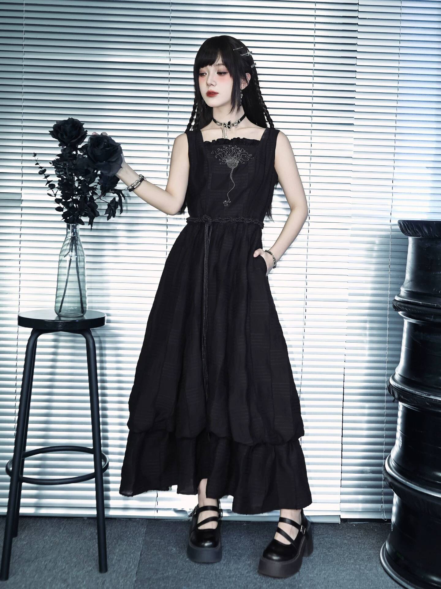 Neues Krinoid-Stickerei Schwar – Embroidery Skirt Bewertung und Preis