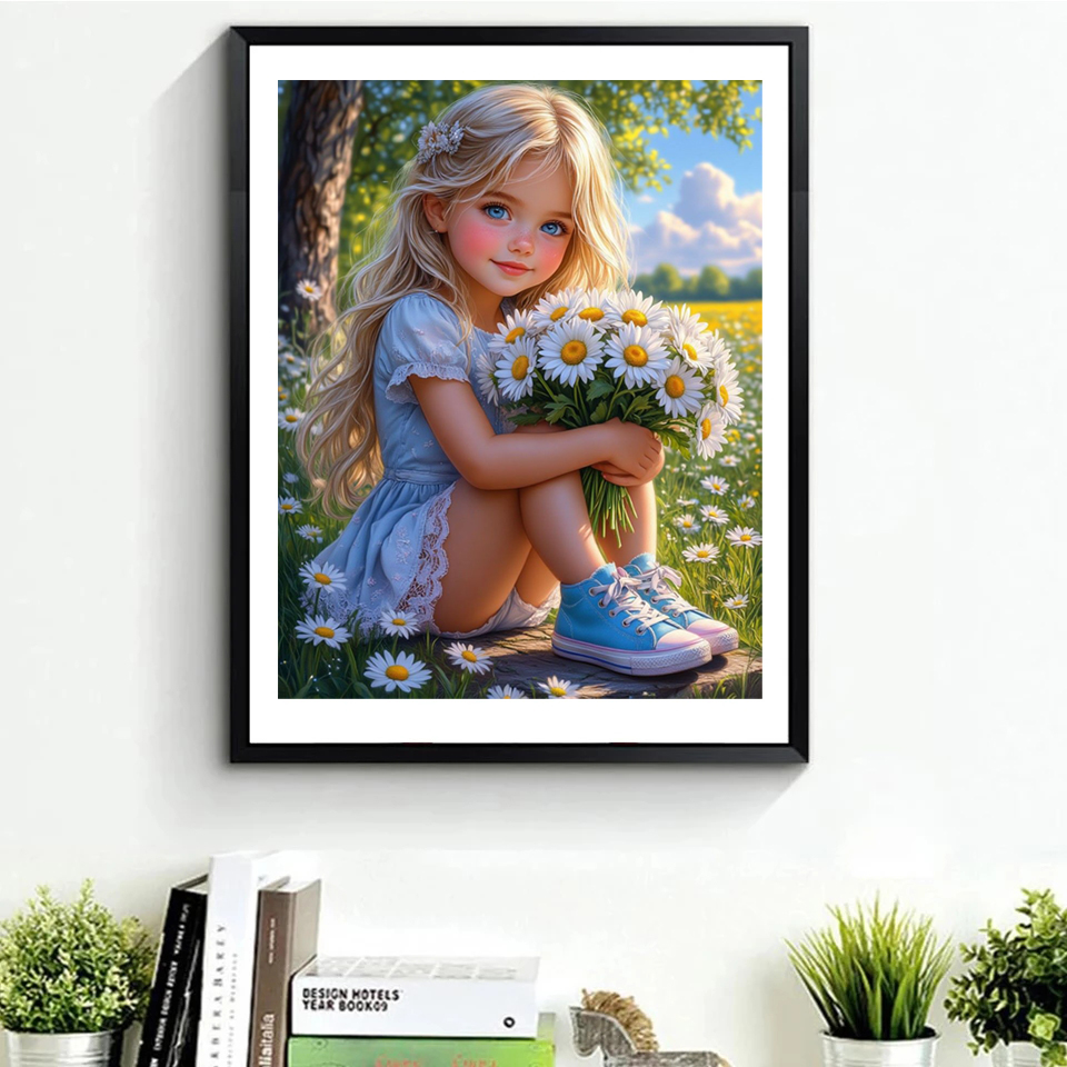 Rahmenloses, 5D DIY Diamant-Ma – Embroidery Flower Bewertung und Preis