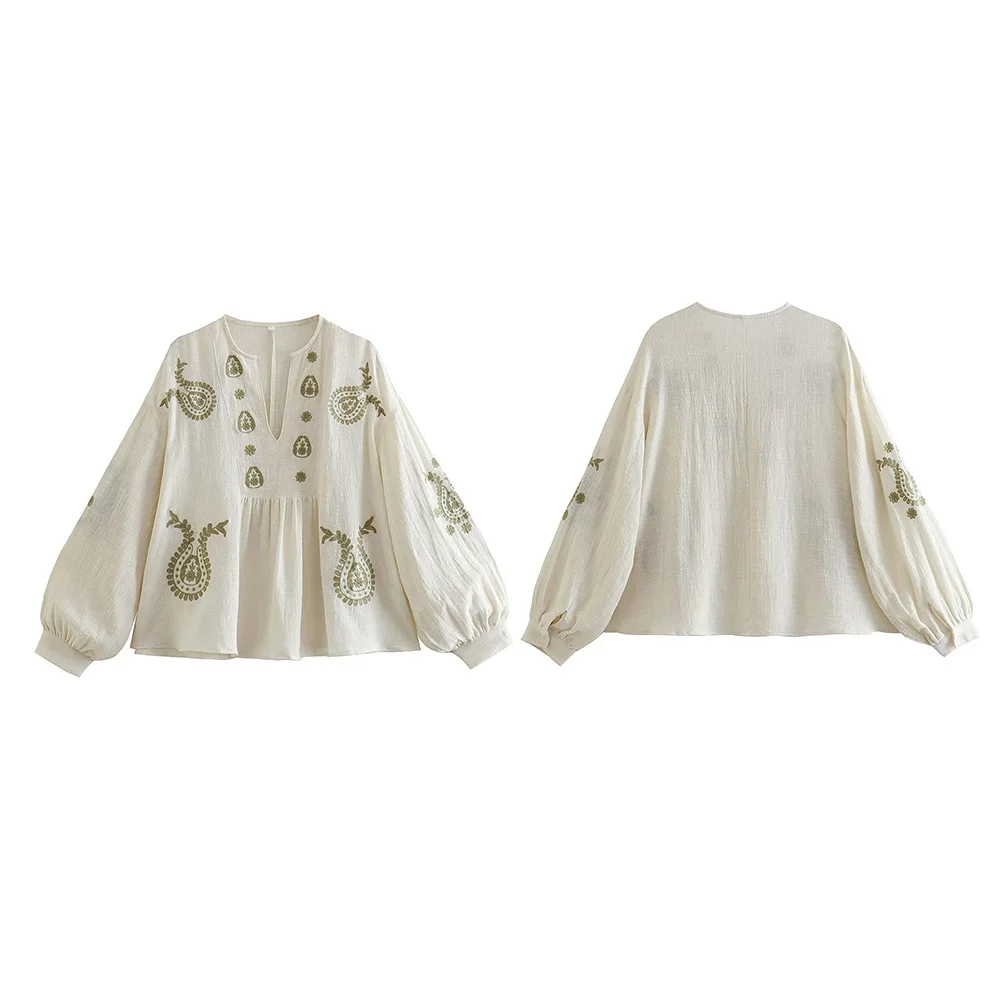 Neues, lockeres Baumwoll-Stick – Embroidery On Shirt Bewertung und Preis
