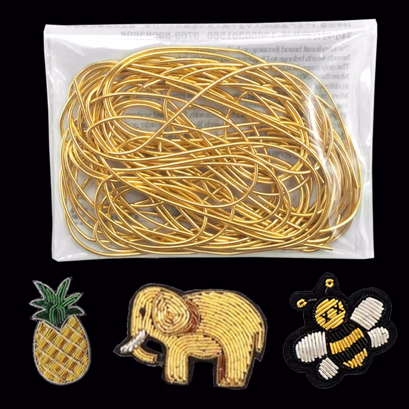 2,6 m 1-1,5 mm Bullion-Draht,  – Embroidery Handicraft Bewertung und Preis