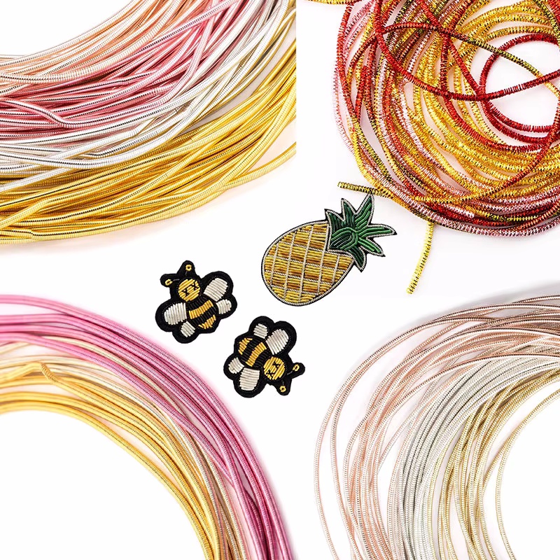 2,6 m 1-1,5 mm Bullion-Draht,  – Embroidery Handicraft Bewertung und Preis