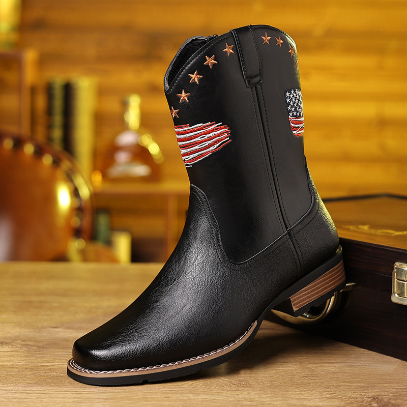 Neue Marken-Herrenstiefel mit  – Embroidery Stitch Bewertung und Preis