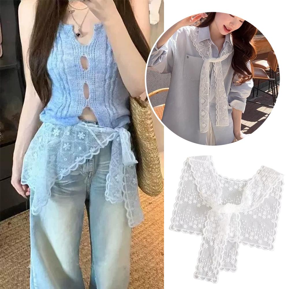 Französischer Spitzen-Schal fü – Embroidery Uniform Bewertung und Preis