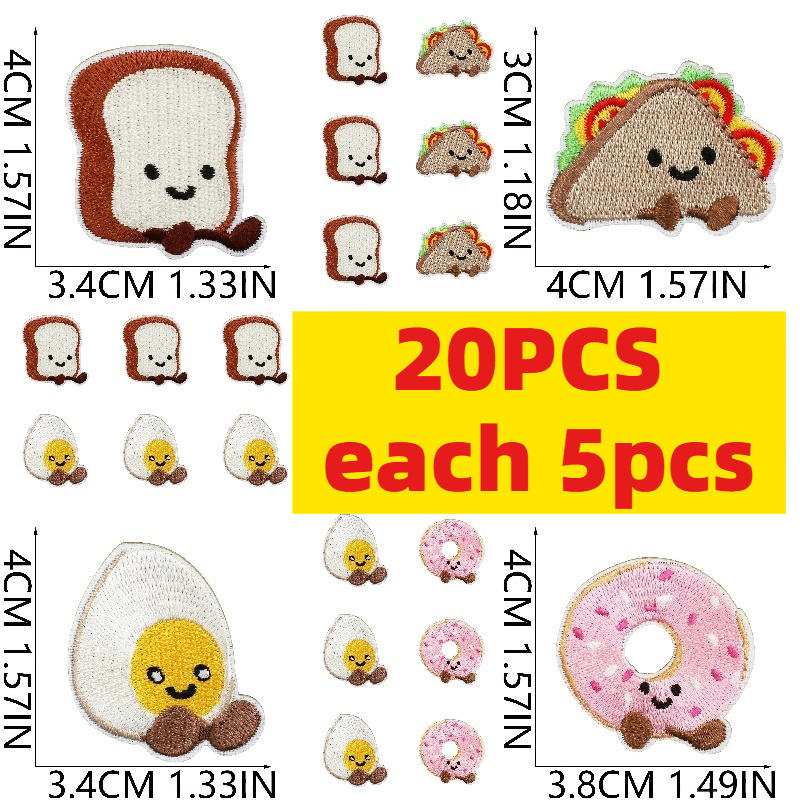 10/20 Stück Niedliche Dessert- – Embroidery Egg Bewertung und Preis