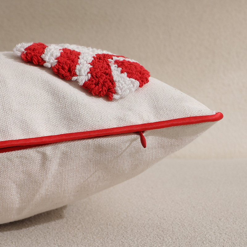 Roter Weihnachts-Kissenbezug,  – Embroidery Xmas Ornaments Bewertung und Preis