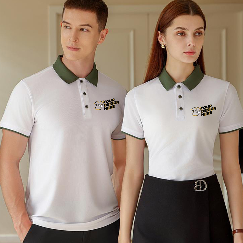 Farbblock-Poloshirt – kostenlo – Embroidery Uniform Bewertung und Preis