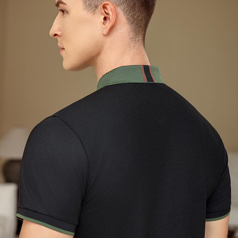 Farbblock-Poloshirt – kostenlo – Embroidery Uniform Bewertung und Preis