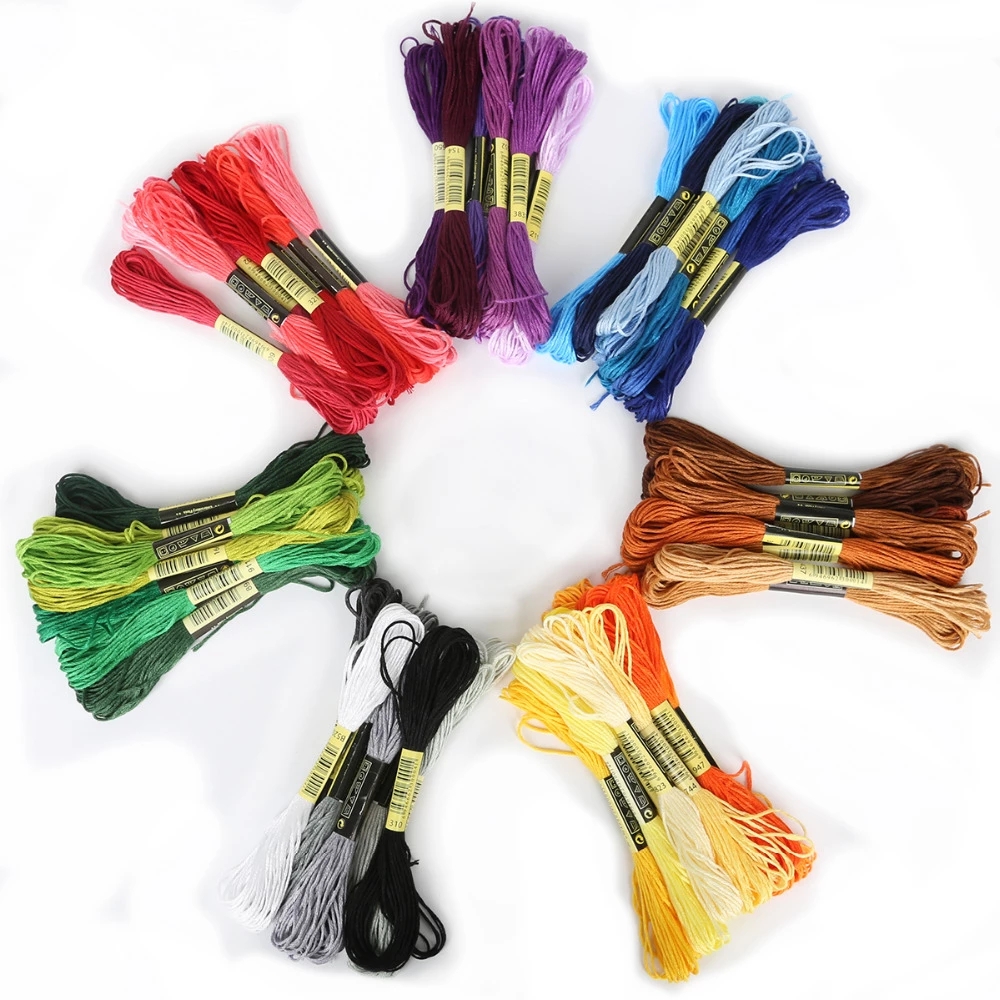 8/12/24/36Pcs Mehrfarbige Ähnl – Dmc Floss Set Bewertung und Preis
