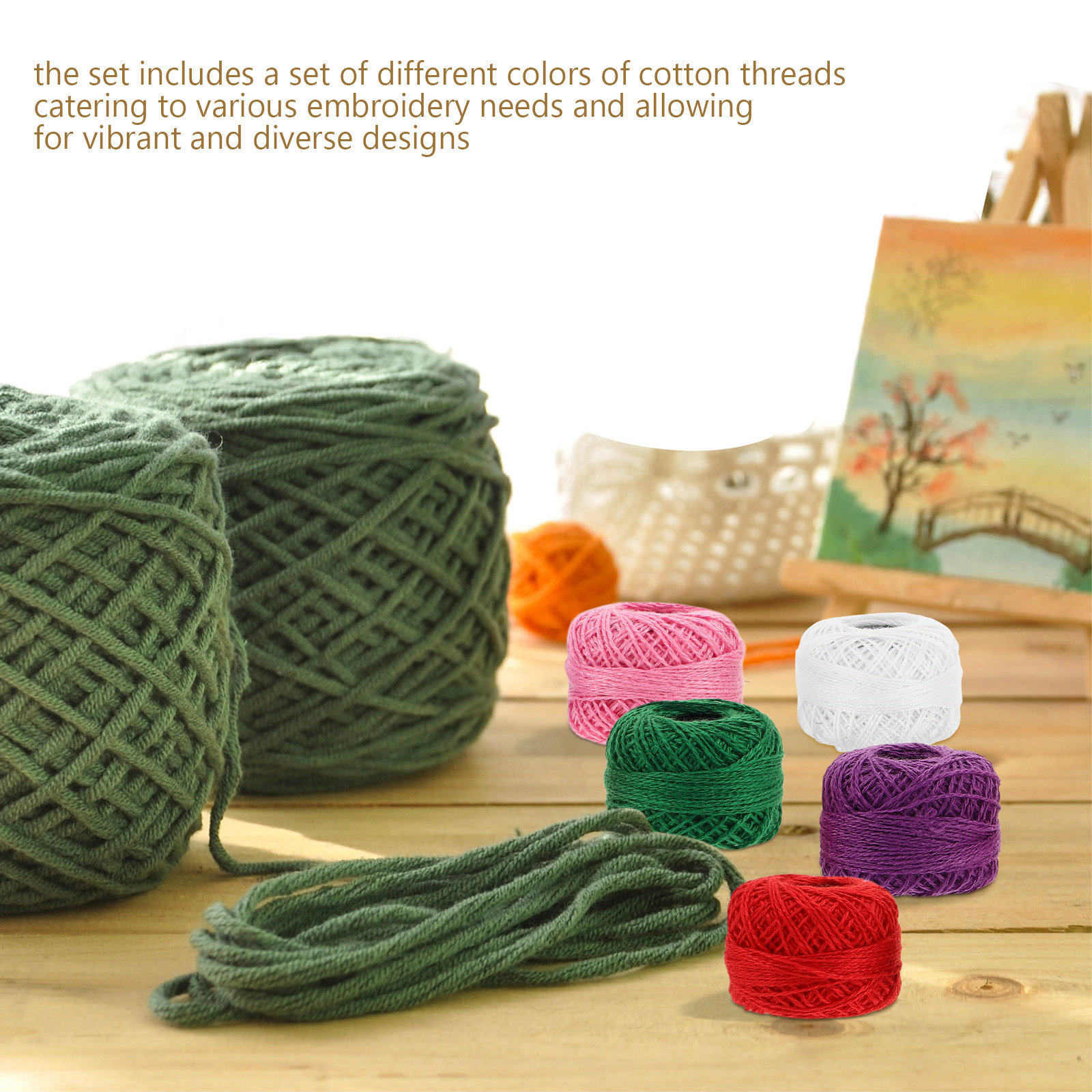 12 Stück Baumwoll-Stickgarn Bu – Embroidery Stitch Bewertung und Preis
