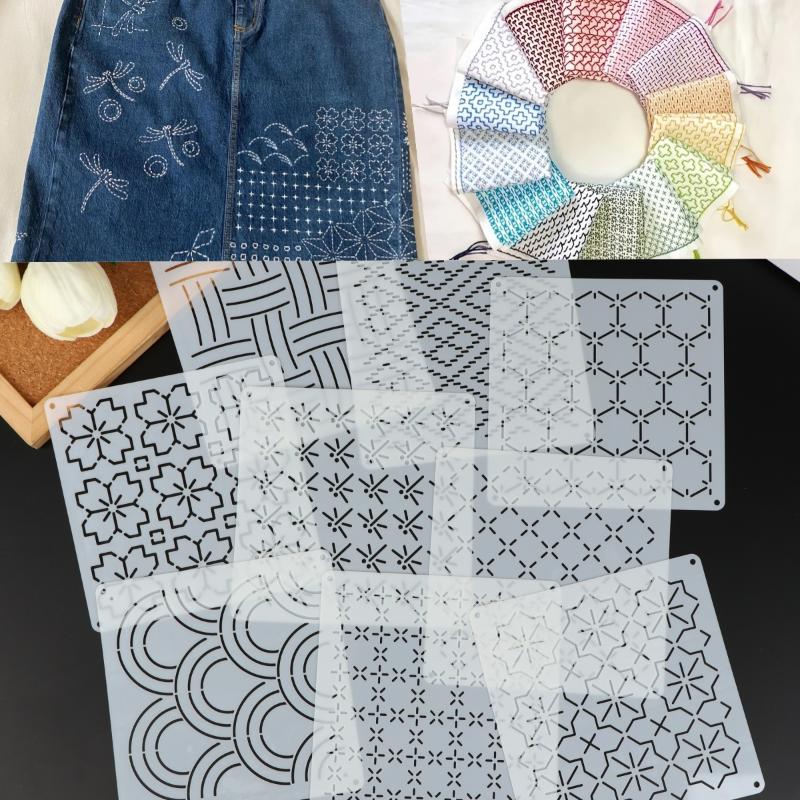 9/32 Stück Sashiko Stickerei V – Embroidery Handicraft Bewertung und Preis