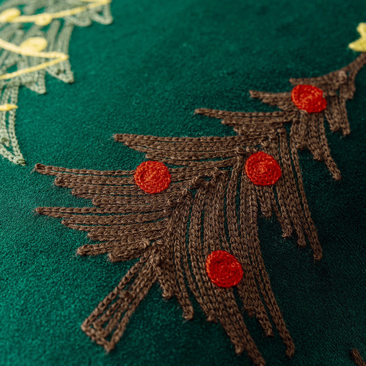 1pc Stickerei Kissenbezug Weih – Embroidery Xmas Tree Bewertung und Preis