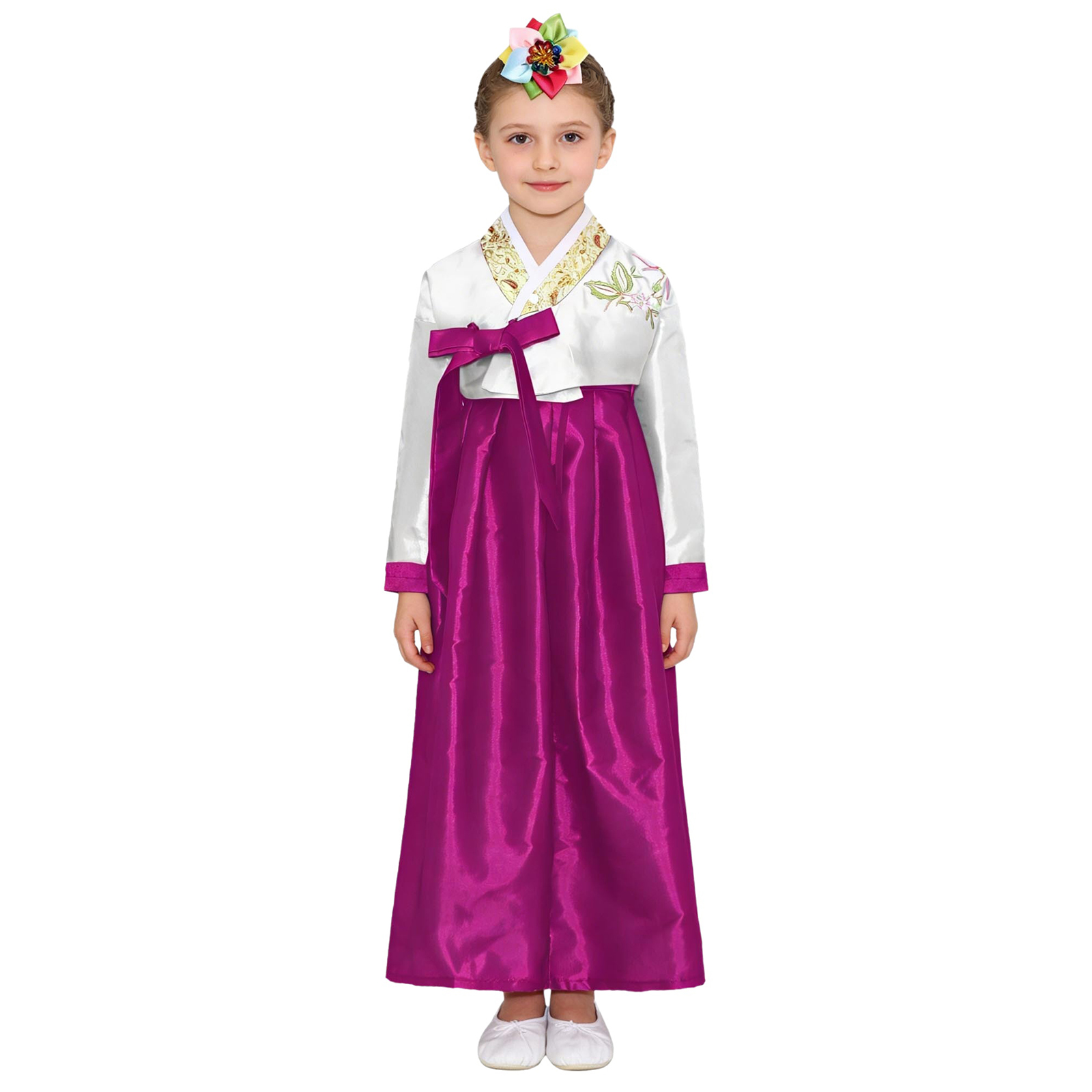 Koreanisches Hanbok-Outfit für – Embroidery Skirt Bewertung und Preis