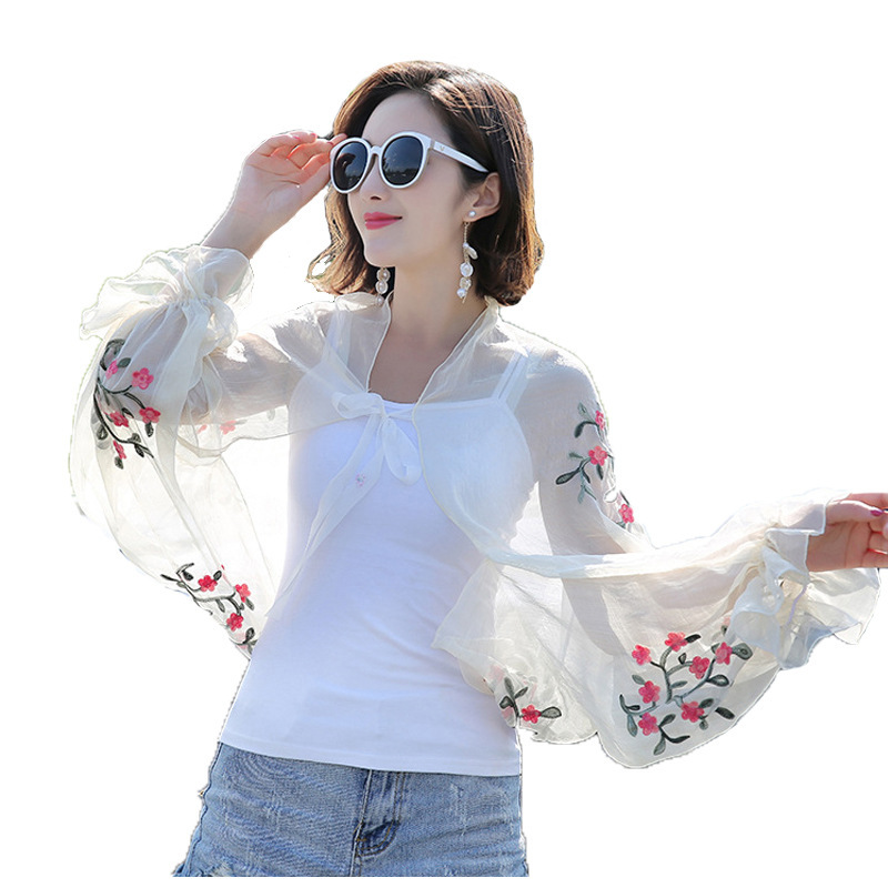 2023 sommer Neue Frauen Lange  – Embroidery On Shirt Bewertung und Preis