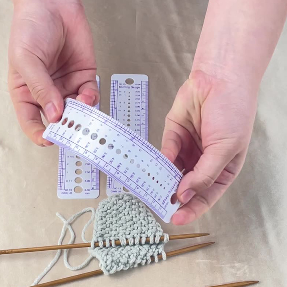 6-teiliges Strickmesslineal, p – Embroidery Handicraft Bewertung und Preis