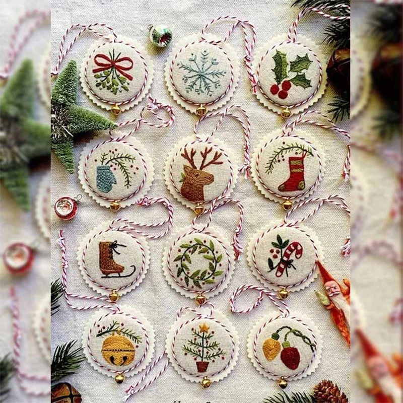 Weihnachts-Stickerei-Set DIY H – Embroidery Xmas Ornaments Bewertung und Preis