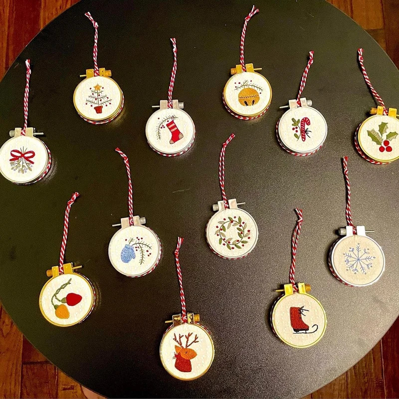Weihnachts-Stickerei-Set DIY H – Embroidery Xmas Ornaments Bewertung und Preis