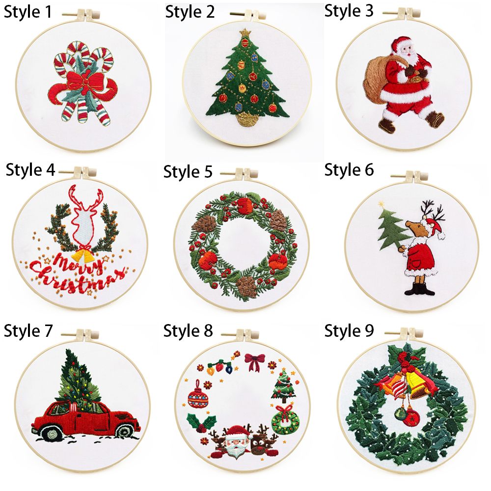 Party-Geschenk Feiertagsdekora – Embroidery Xmas Ornaments Bewertung und Preis