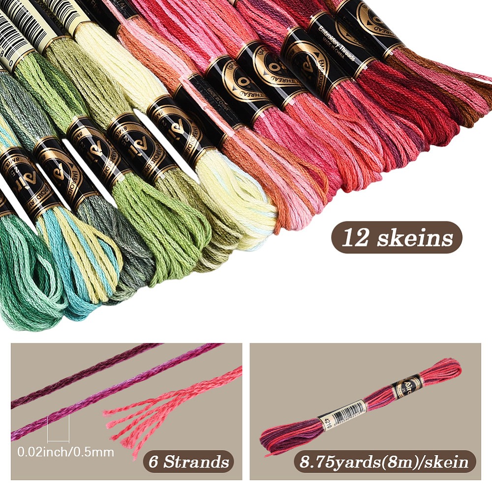 105 Yards Stickgarn 6-fädig Me – Embroidery Stitch Bewertung und Preis