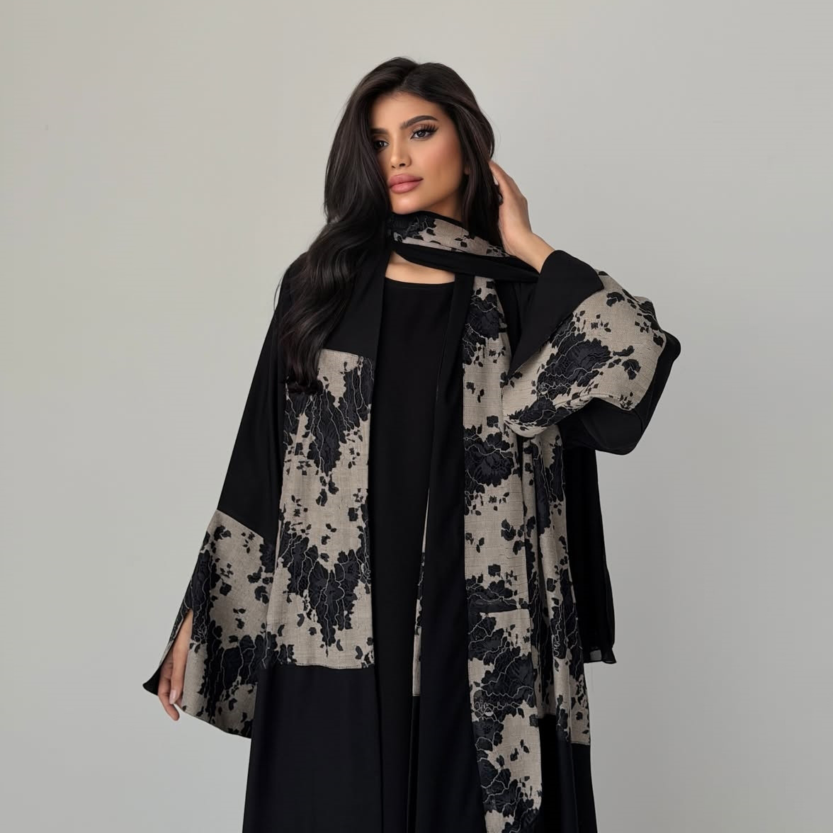 Damen Eid Abaya Hijab 2-teilig – Embroidery Hijab Bewertung und Preis