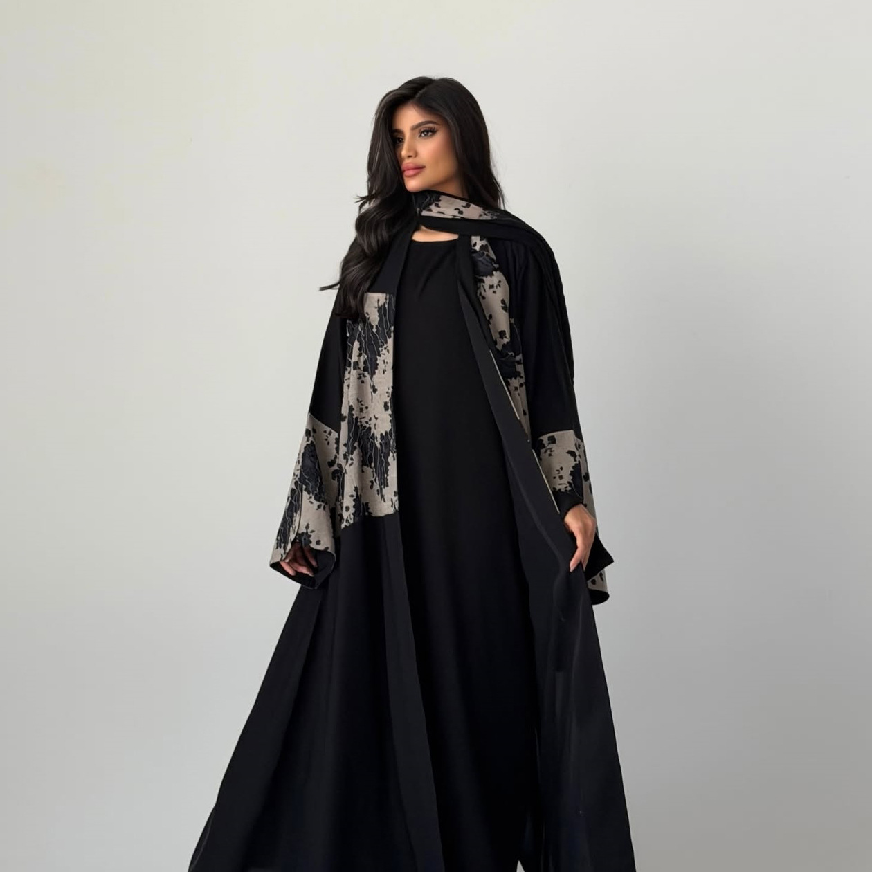 Damen Eid Abaya Hijab 2-teilig – Embroidery Hijab Bewertung und Preis
