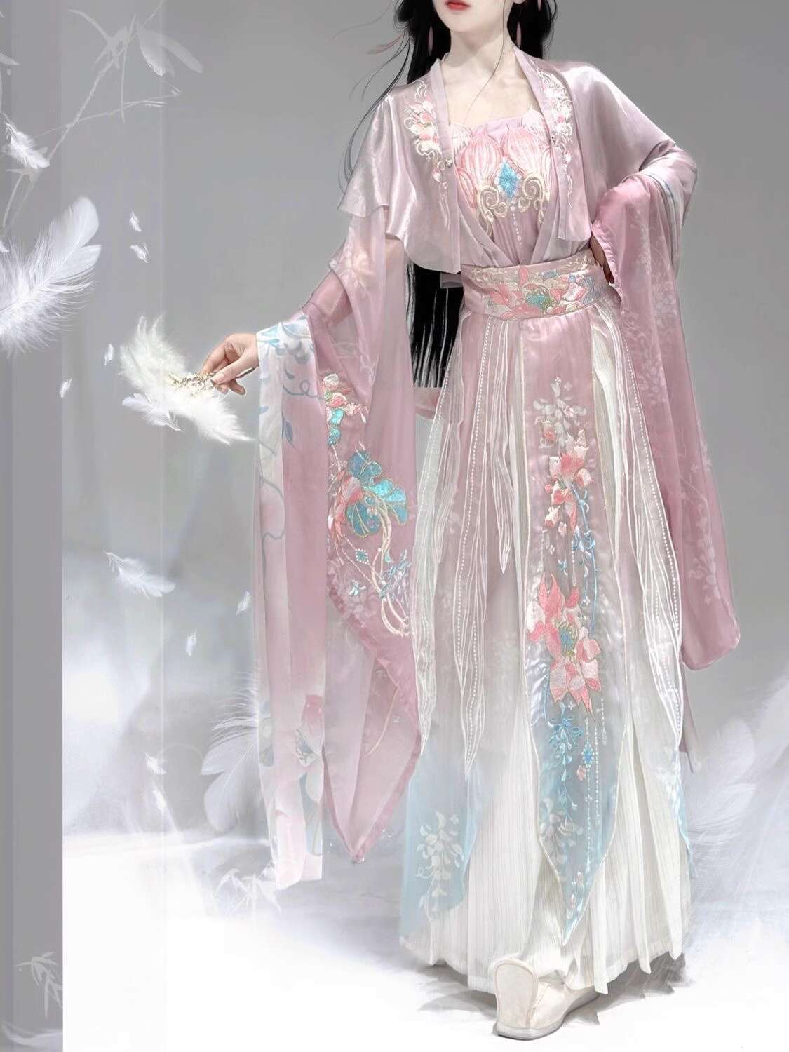 Neue Hanfu Wei Jinfeng Schwere – Embroidery Skirt Bewertung und Preis
