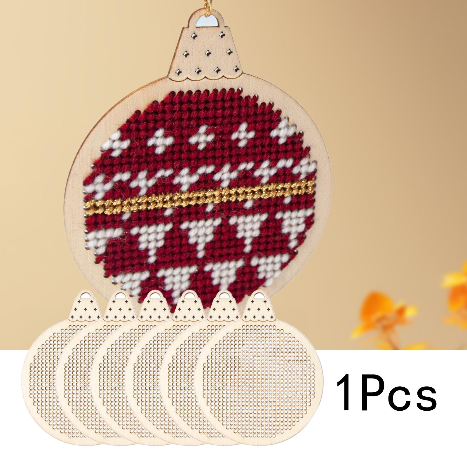 6x Holzscheiben DIY Stickerei  – Embroidery Xmas Tree Bewertung und Preis